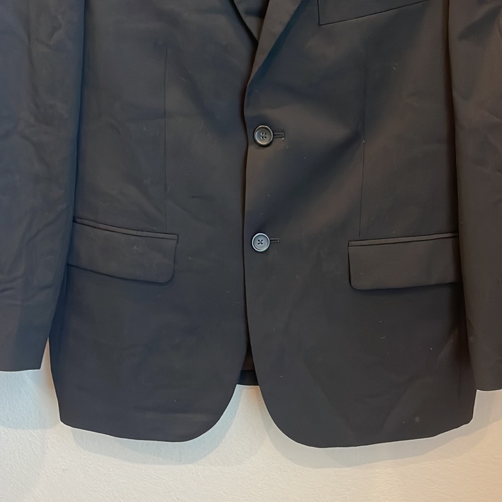 Pronto Uomo Platinum 100% Wool Suit Jacket Size 40S - Picture 3 of 9